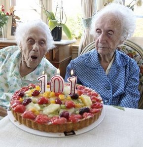 Belçika’da 101 yaşındaki ikizler