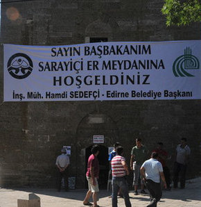 CHP'den Erdoğan'a 'Hoşgeldiniz' afişi!
