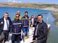 Prof. Dr. Veysel Eroğlu Ilısu Barajı'nda balık stok verim tahmin çalışmaları yapıldı