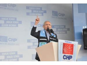 CHP Genel Başkanı Kılıçdaroğlu, Memleketi Tunceli'