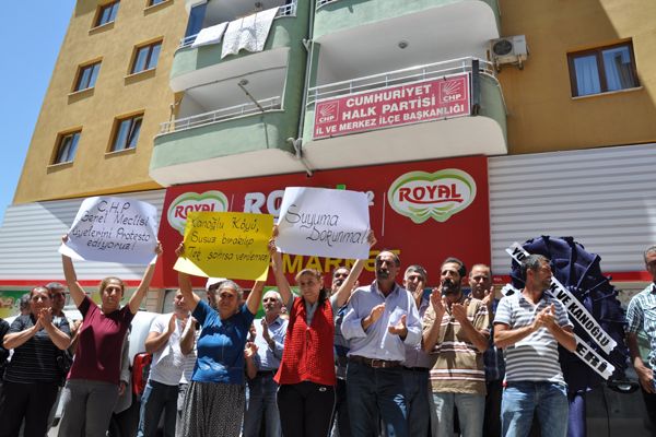 Tunceli'de Köy Sakinlerinden Su Protestosu galerisi resim 4