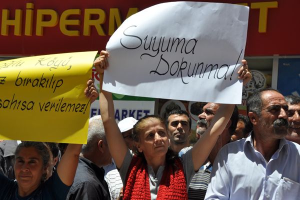 Tunceli'de Köy Sakinlerinden Su Protestosu galerisi resim 5