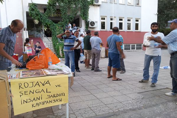 Rojova ve Şengal’e üçüncü yardım TIR’ı yola çıktı galerisi resim 1