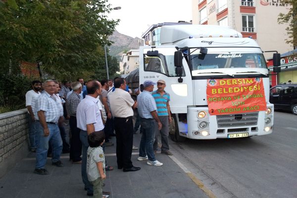 Rojova ve Şengal’e üçüncü yardım TIR’ı yola çıktı galerisi resim 2