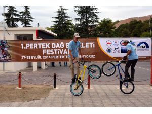 Pertek'teki Dağ Bisikleti Festivali sona erdi