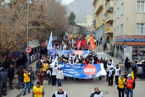 Tunceli’de İş Bırakma Eylemine Destek galerisi resim 2