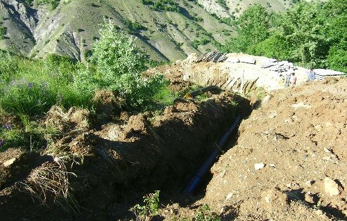 Pülümür Dağyolu Köyü Afet Konutları Alt Yapı İşler galerisi resim 1