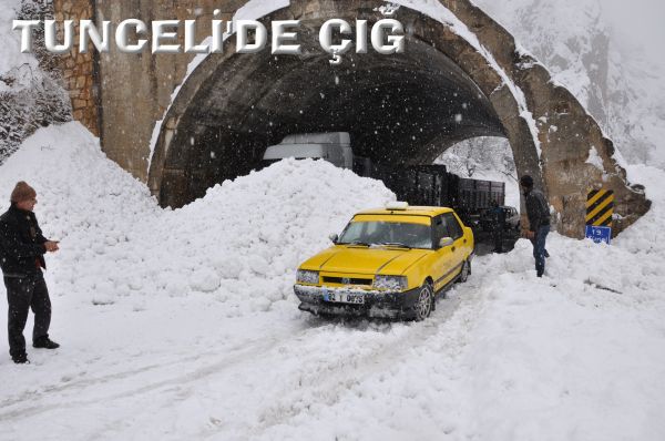 Tunceli-Erzincan Karayolunda Çığ galerisi resim 4