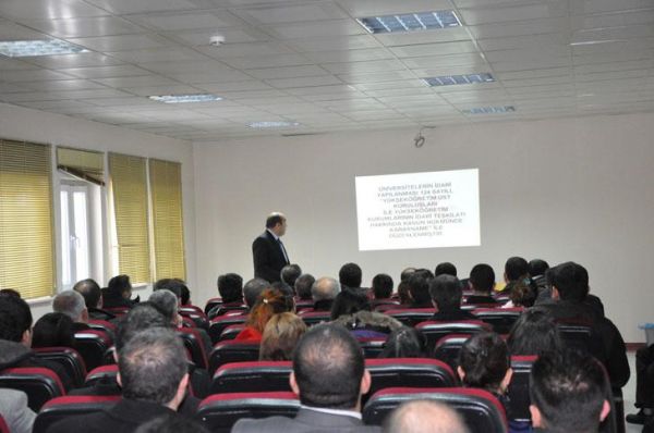 Tunceli Üniversitesinde Hizmet İçi Eğitim galerisi resim 1