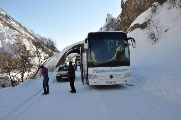 Tunceli-Pülümür karayoluna Çığ Düştü galerisi resim 5