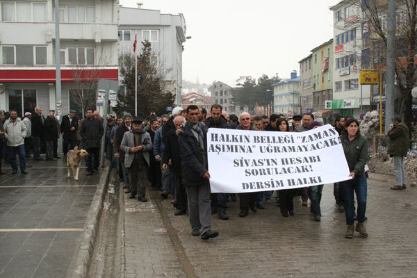 Sivas Davasının Zaman Aşımı Protesto Edildi galerisi resim 1