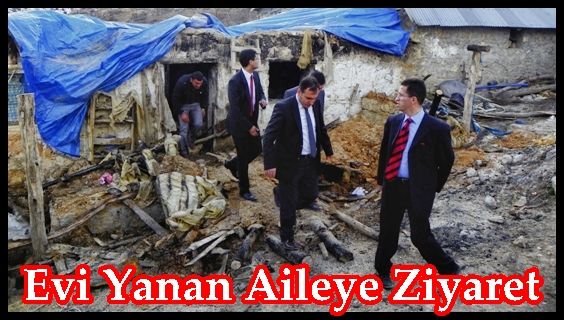 Evi Yanan Aileyi Ziyaret Etti galerisi resim 1