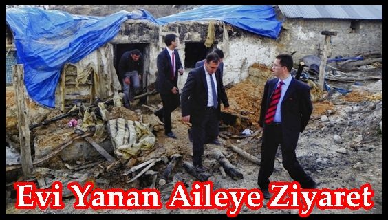 Evi Yanan Aileyi Ziyaret Etti galerisi resim 1