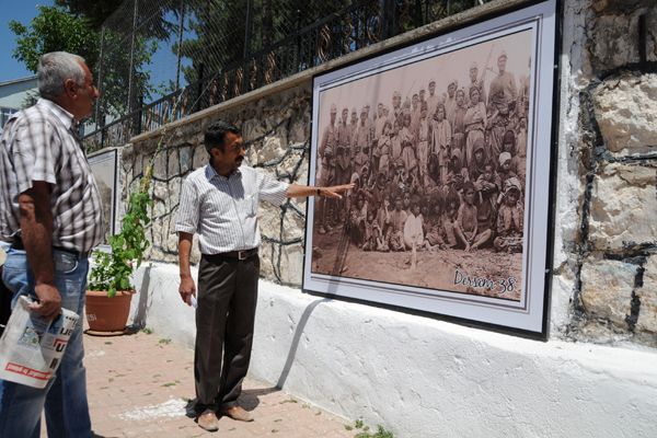 Dersim Katliamının fotoğrafları için 38 duvarı galerisi resim 1