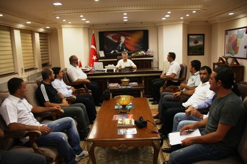 Dersimspor Kulübü yöneticileri Taşkesen`i ziyaret galerisi resim 2
