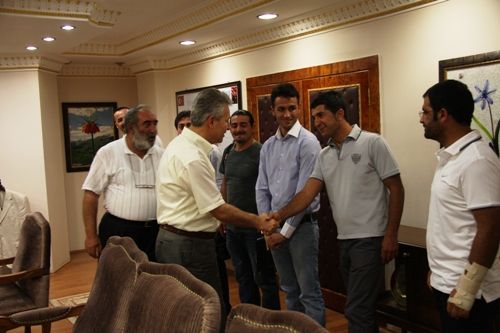 Dersimspor Kulübü yöneticileri Taşkesen`i ziyaret galerisi resim 4