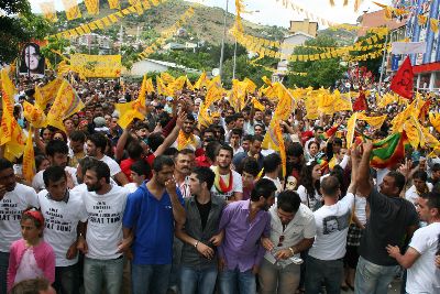 Tunceli’de Blok mitingi galerisi resim 1