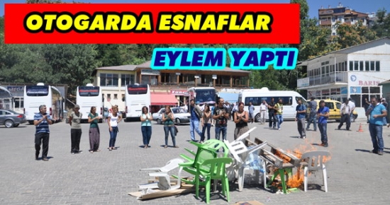 Otogarın Yıkılmasından Mağdur Oldukları Gerekçesiyle Yolu Kapattılar
