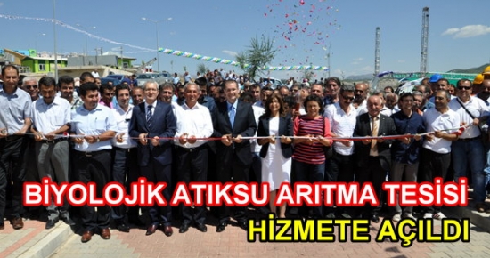 Biyolojik Atıksu Arıtma Tesisi Hizmete Açıldı