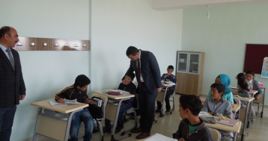 Kaymakam İnan,okul ziyaretlerini sürdürüyor