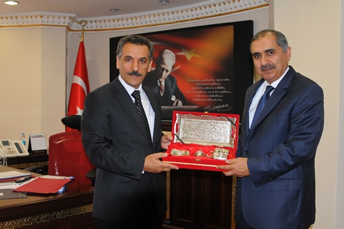 Elazığ Valisi Koçak, Vali Kaymak’ı ziyaret etti