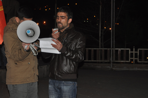 Üniversite öğrencilerinden Maraş ve Roboski protestosu