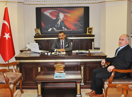 Tayini çıkan Güney, Vali Kaymak’ı ziyaret etti
