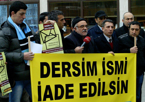 Dersim için eylem yaptılar