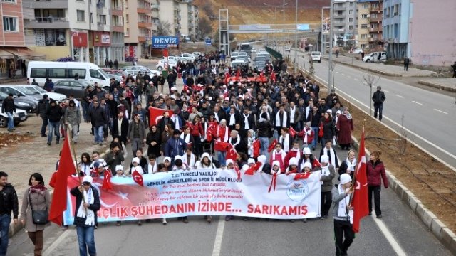 Sarıkamış şehitleri anılıyor