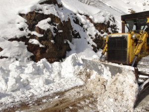 Dersim’de 38 köy yoluna ulaşım sağlanamıyor