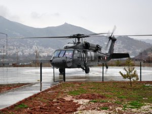 Rahatsızlanan Asker Helikopterle Hastaneye Kaldırıldı