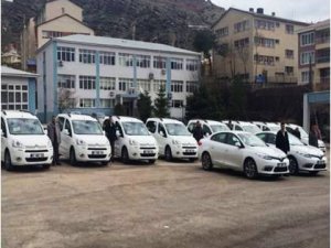 Yeni alınan araçlar hizmete başladı