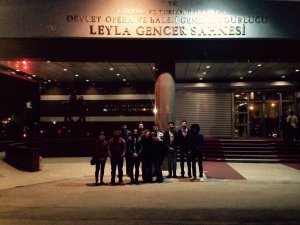 Tiyatro Kulübü öğrencileri  Ankara’yı gezdi