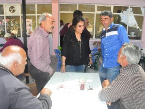 CHP adayı Barut,Mazgirt ilçesinde kurumları ziyaret etti