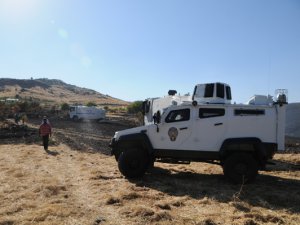 İtfaiye yetersiz kalınca yangına TOMA yetişti