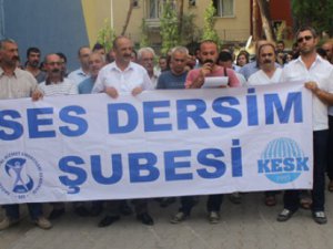 SES Dersim Şubesi, sağlık çalışanlarına yönelik şiddete tepki gösterdi