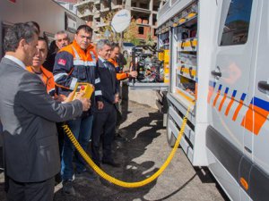 AFAD Müdürlüğüne araç ve ekipman desteği