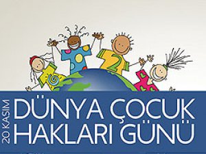 Halk Sağlığı Müdürlüğünden Dünya Çocuk Hakları Günü açıklaması