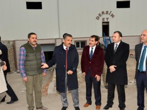 Vali Kaymak, tesisleri inceledi