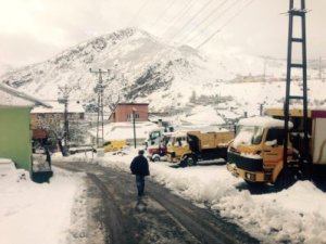 Dersim'de 15 köy yolu ulaşıma kapandı