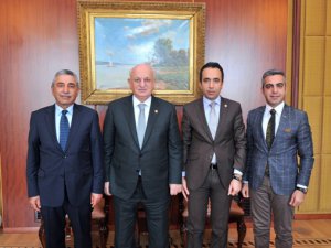 Rektör İpek’ten TBMM Başkanı Kahraman’a ziyaret