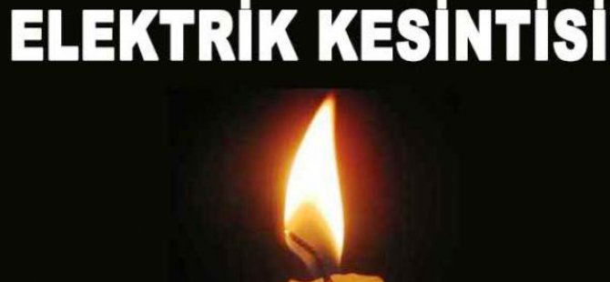 Pülümür’de elektrik kesintisi