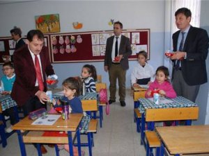 Okul sütü dağıtımına başlandı