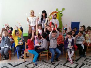 Minik öğrencilere hijyen eğitimi verildi