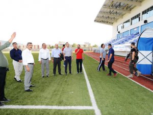 Vali Kaymak, Atatürk Stadyumu’nu İnceledi
