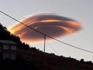 UFO bulutları herkesi şaşırttı