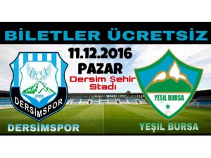 Yeşil Bursa maçı ücretsiz olacak