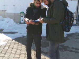 Öğrenci ve öğretim görevlilerinden hayvanlar için imza kampanyası