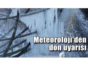 Meteorolojiden 5 İlde Buzlanma ve Don Uyarısı