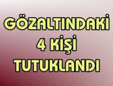 “KCK“ Operasyonu Kapsamında 4 Kişi Tutuklandı